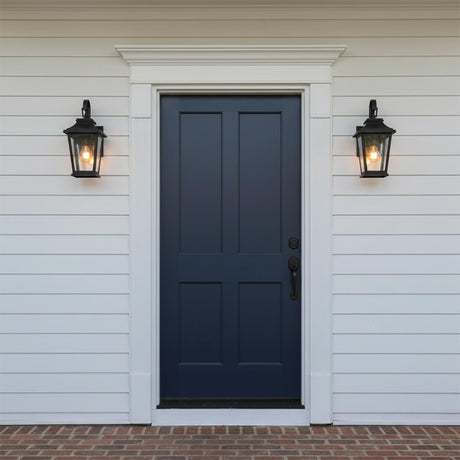 Pembroke Extra Small Outdoor Wall Light 14", Textured Black