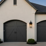 Pembroke Small Outdoor Wall Light 20", Textured Black