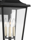 Pembroke Medium Outdoor Wall Light 23", Textured Black