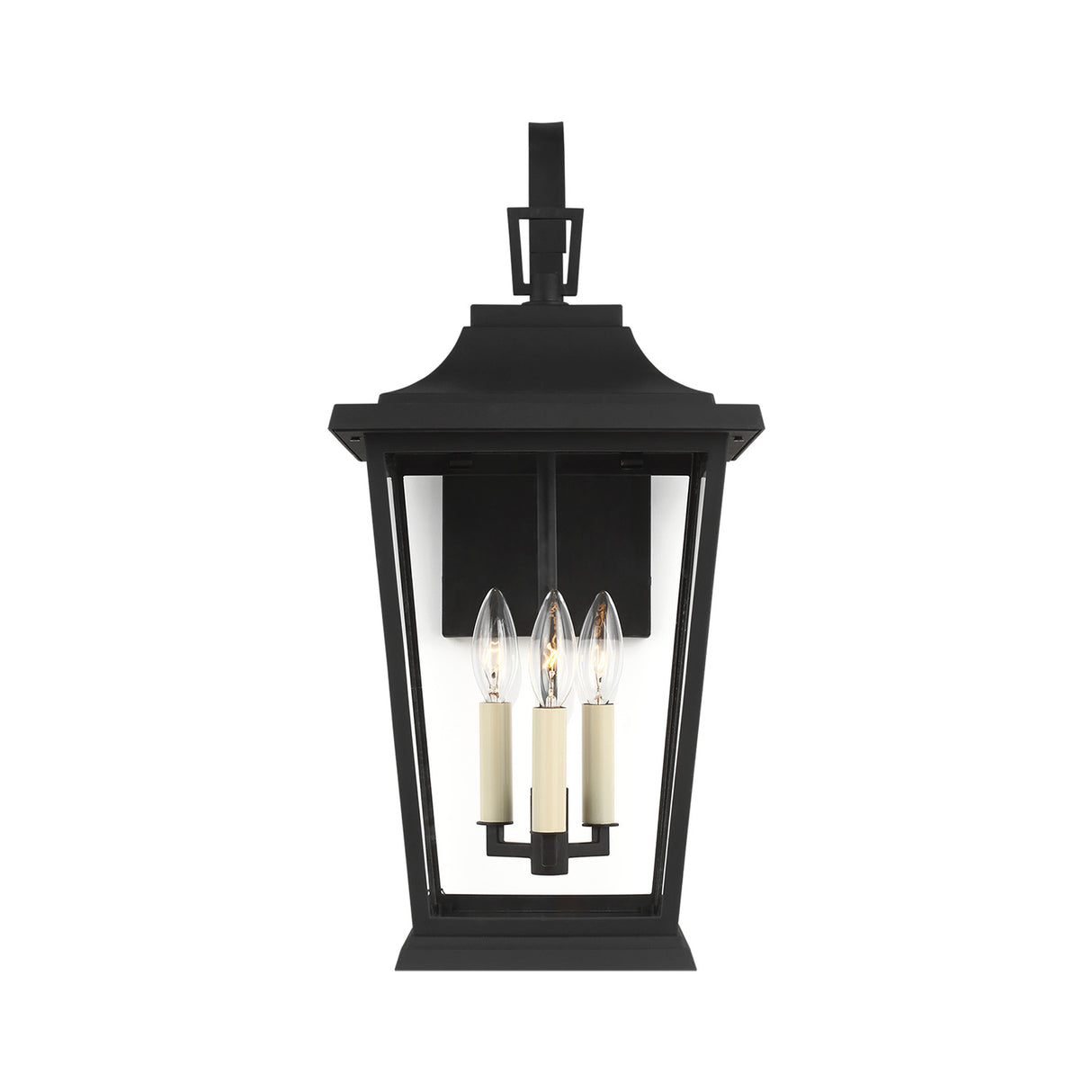 Pembroke Medium Outdoor Wall Light 23", Textured Black