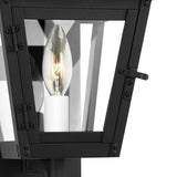 Fairmont Extra Small Outdoor Wall Light 13", Textured Black