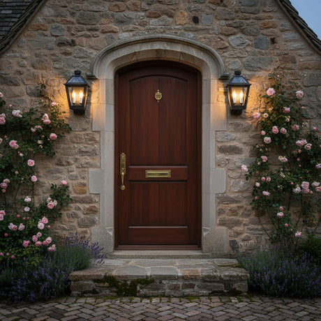 Fairmont Small Outdoor Wall Light 16", Textured Black