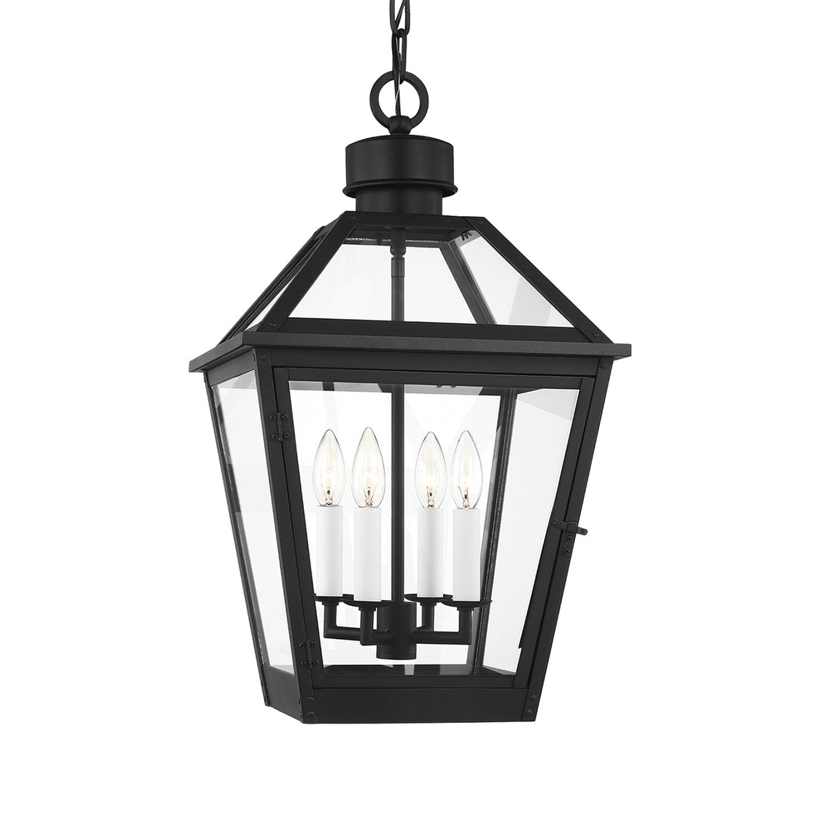Fairmont Large Outdoor Hanging Light 14", Textured Black