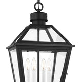 Fairmont Large Outdoor Hanging Light 14", Textured Black