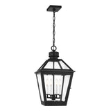 Fairmont Large Outdoor Hanging Light 14", Textured Black