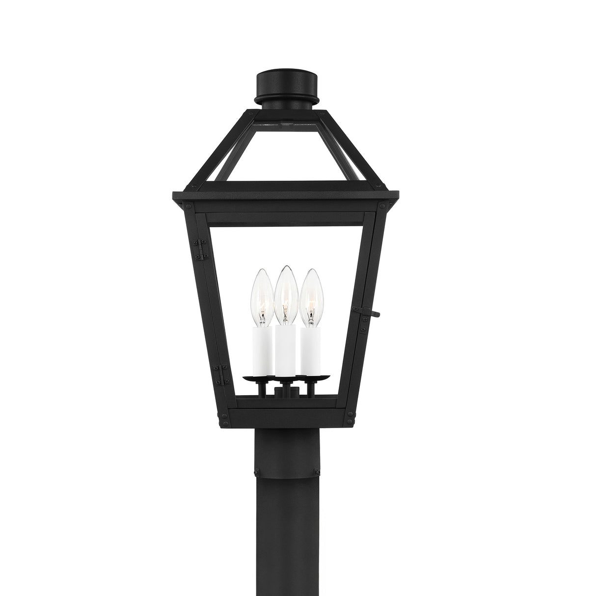 Fairmont Outdoor Post Light, Textured Black