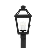 Fairmont Outdoor Post Light, Textured Black