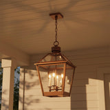 Fairmont Large Outdoor Hanging Light 14", Copper