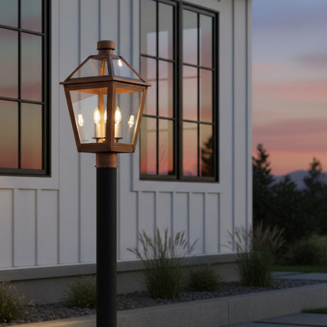 Fairmont Outdoor Post Light 20", Copper