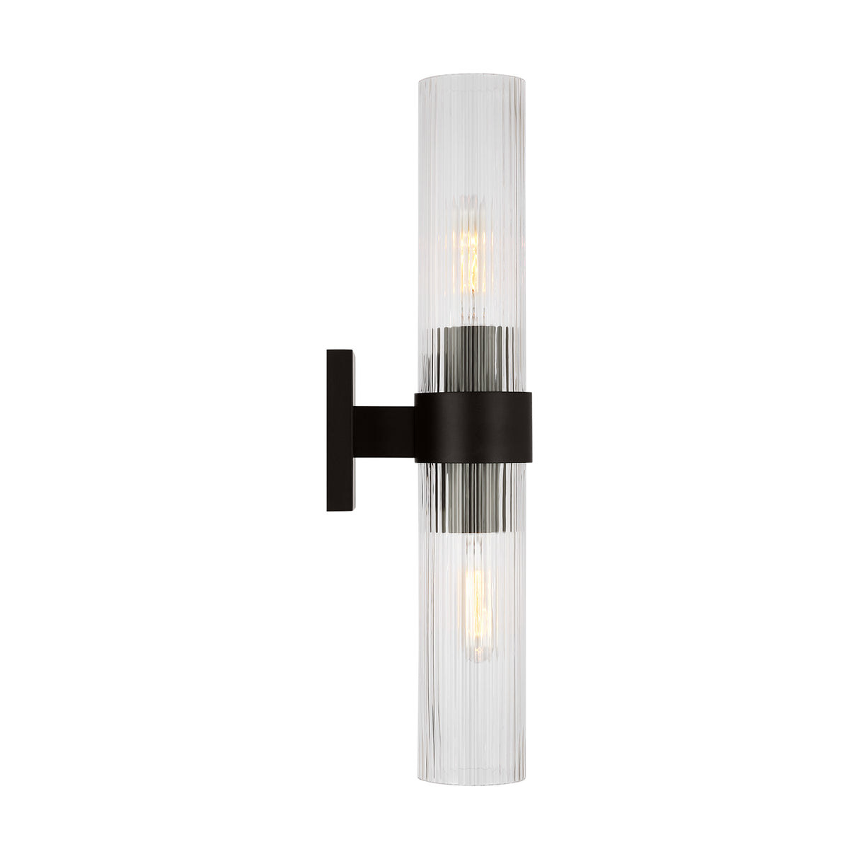 Barclay 2 Light Wall Sconce 20", Aged Iron