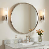 Barclay Wall Sconce 13", Polished Nickel for Transitional home with White Walls