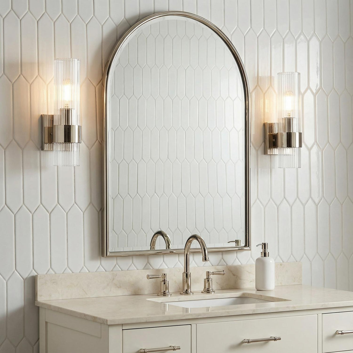 Barclay Wall Sconce 13", Polished Nickel