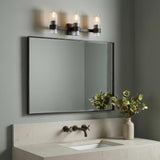 Barclay 3 Light Vanity, Aged Iron