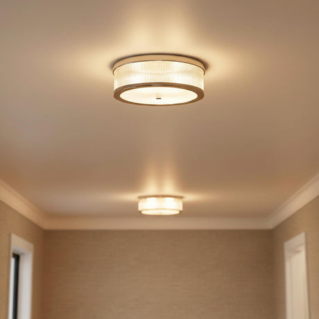 Barclay Flush Mount 14", Polished Nickel