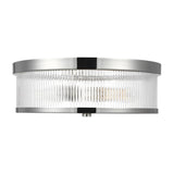 Barclay Flush Mount 14", Polished Nickel