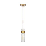 Barclay Small Pendant 3", Modern Brass