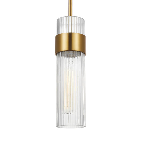 Barclay Small Pendant 3", Modern Brass
