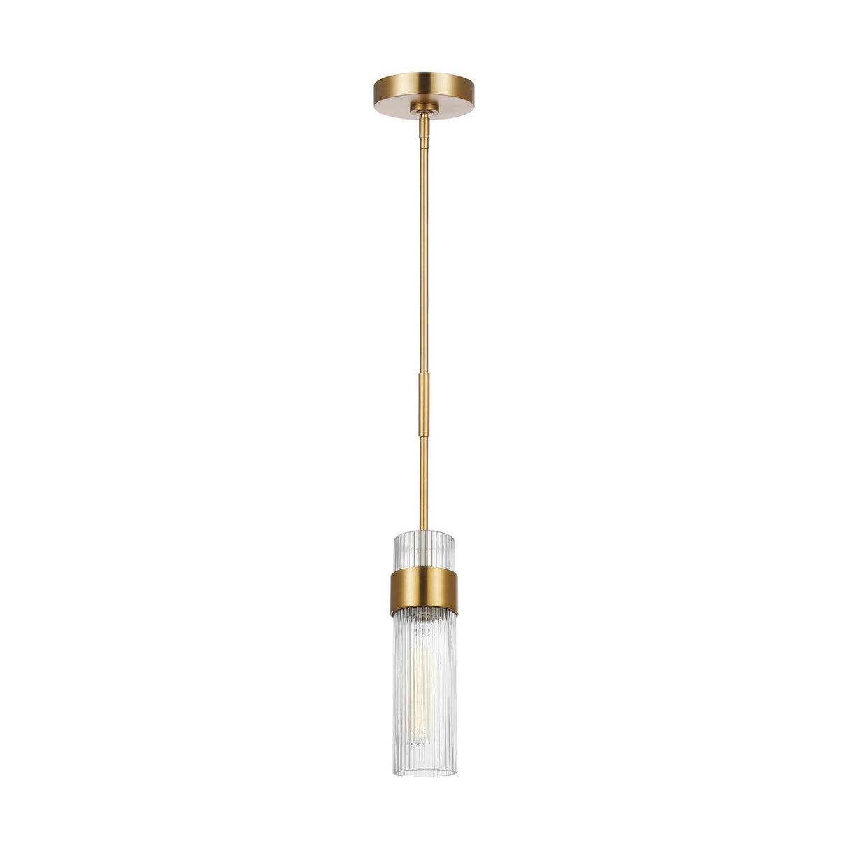 Barclay Small Pendant 3", Modern Brass