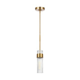 Barclay Small Pendant 3", Modern Brass