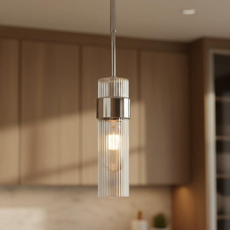 Barclay Small Pendant 3 for Modern home with Warm Beige Wood