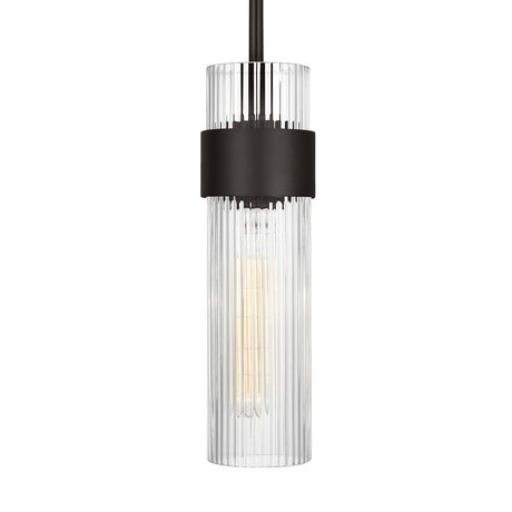 Barclay Small Pendant 3", Aged Iron