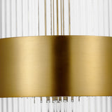 Barclay Medium Pendant 7", Modern Brass