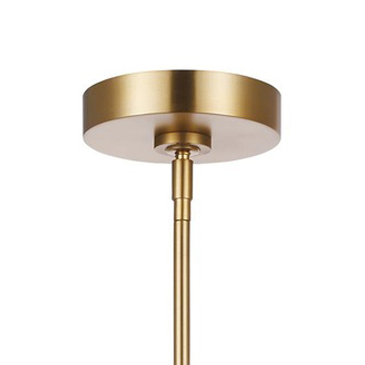 Barclay Medium Pendant 7", Modern Brass