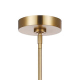 Barclay Medium Pendant 7", Modern Brass