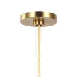 Barclay Medium Chandelier 33", Modern Brass