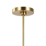Barclay Large Chandelier 42", Modern Brass