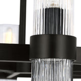 Barclay Large Chandelier 42", Aged Iron