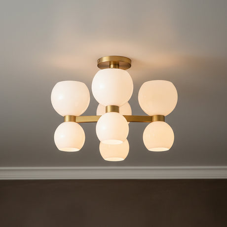 Matilda Semi-Flush 20" for Modern home with White ceiling