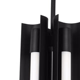 Robin Slim 4 Light LED Pendant 5", Matte Black
