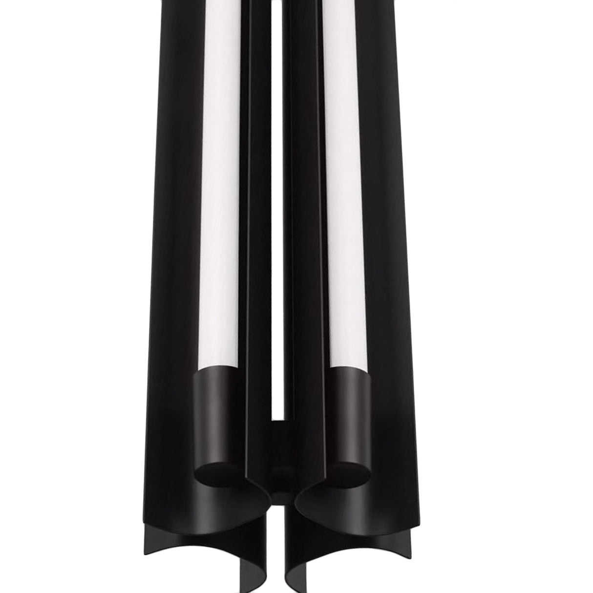 Robin Slim 4 Light LED Pendant 5", Matte Black