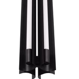Robin Slim 4 Light LED Pendant 5", Matte Black