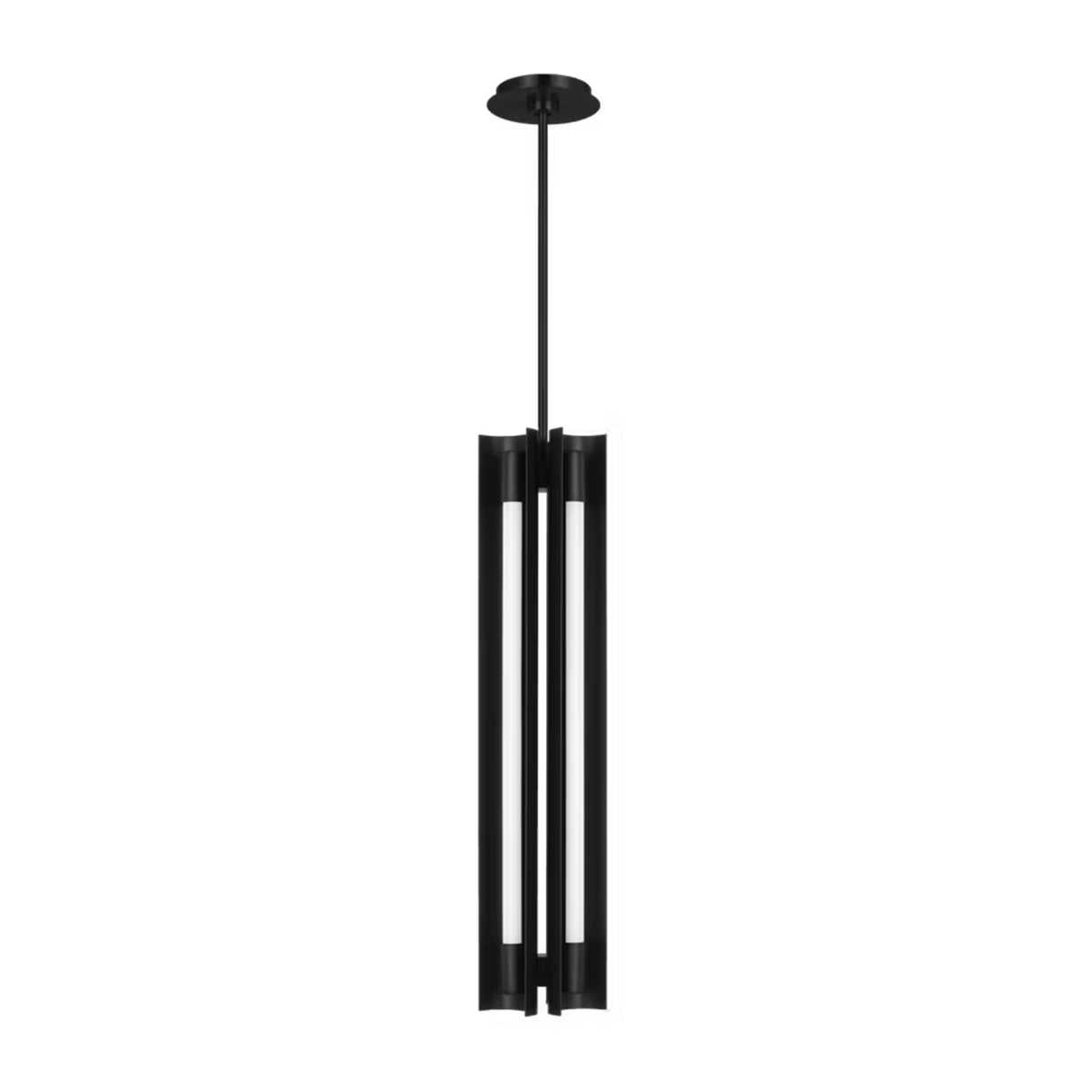 Robin Slim 4 Light LED Pendant 5", Matte Black