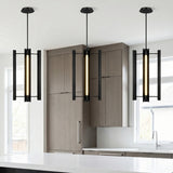 Robin 4 Light LED Pendant 16" for Modern home with Wood Cabinetry