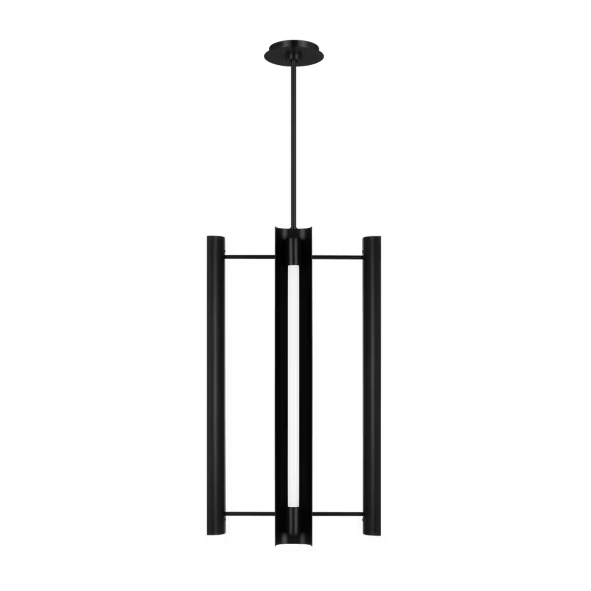 Robin 4 Light LED Pendant 16", Matte Black