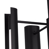 Robin Elongated 4 Light LED Pendant 16", Matte Black