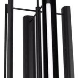 Robin Elongated 4 Light LED Pendant 16", Matte Black
