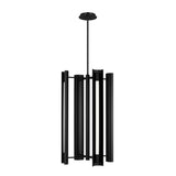 Robin Elongated 4 Light LED Pendant 16", Matte Black