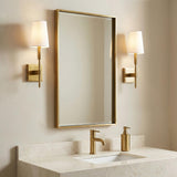 Petra Wall Sconce 17", Modern Brass