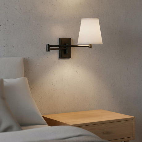 Declan Adjustable Wall Sconce 11", Black