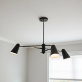 Selby Adjustable Chandelier 30", Matte Black