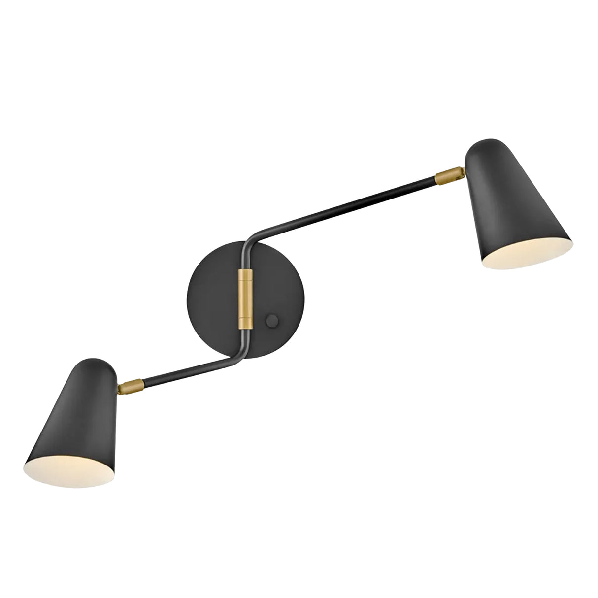 Selby Adjustable Wall Sconce 16", Matte Black