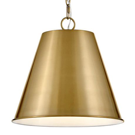 Weston Pendant 14", Satin Brass