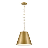 Weston Pendant 14", Satin Brass