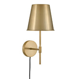 Weston Medium Wall Sconce 17", Satin Brass