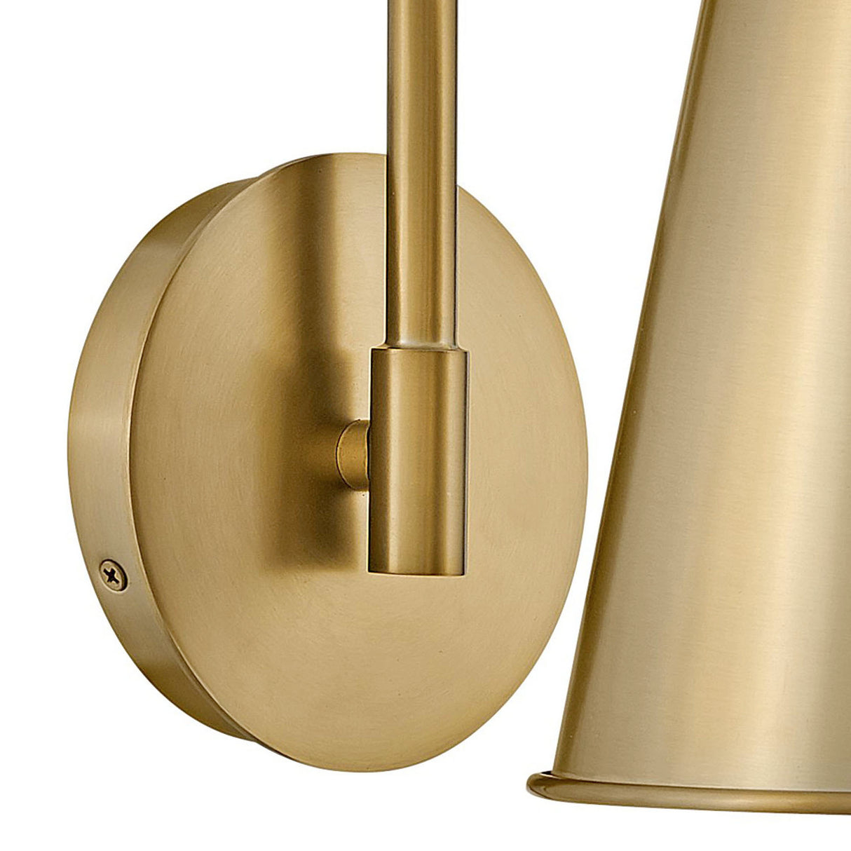 Weston Small Wall Sconce 12", Satin Brass