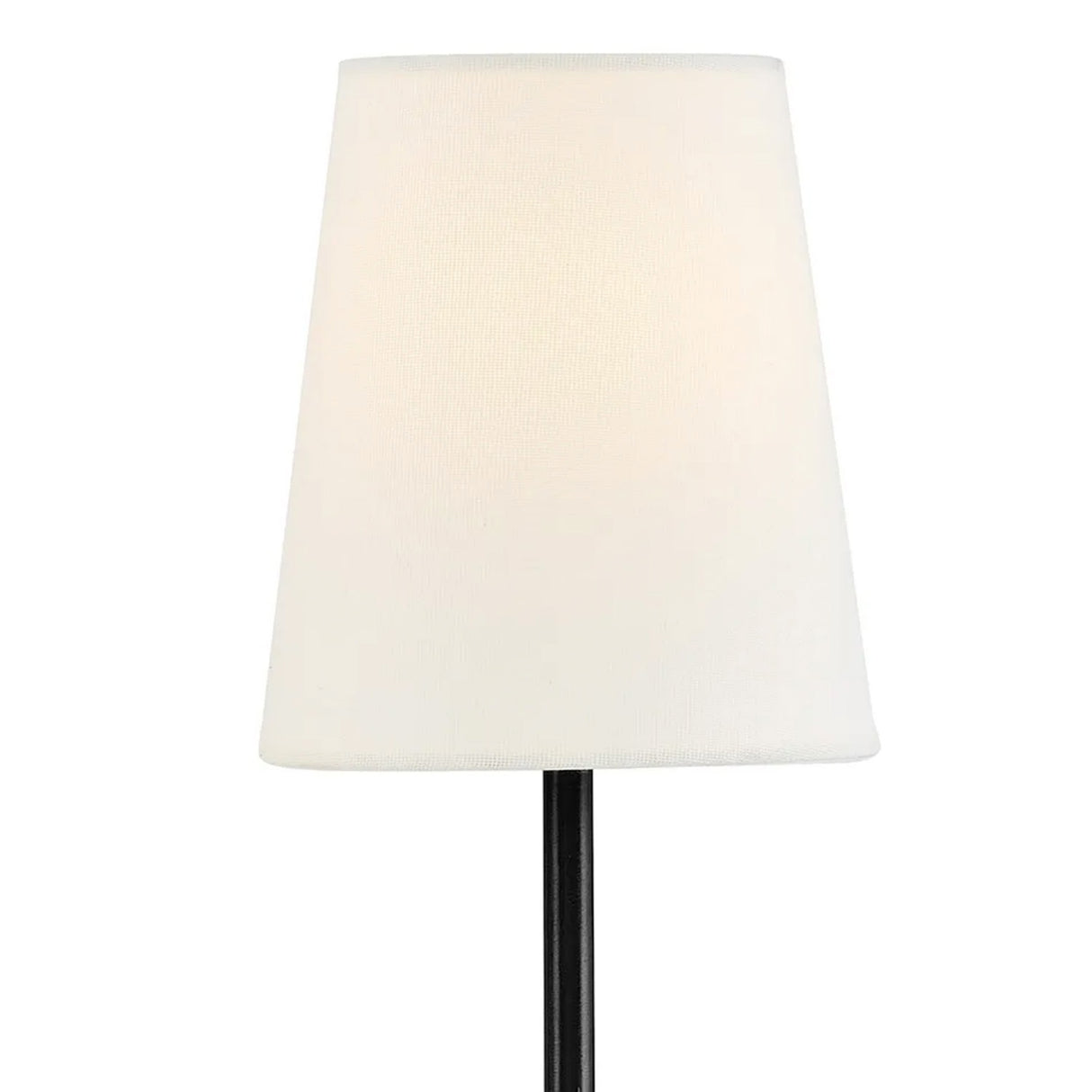 Greta Double Wall Sconce, Black (Style LEFT)